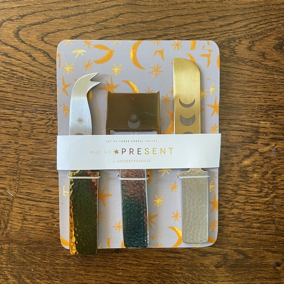 Mona Cheese Knives, Set of 3 - Picture 4 of 4